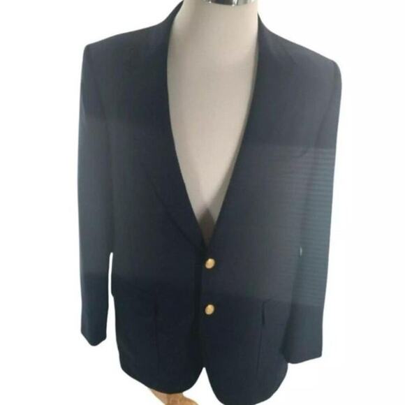 Stafford Mens Two Button Lined Vintage Made In USA Suit Jacket Sport Coat Sz 42R - Picture 1 of 8